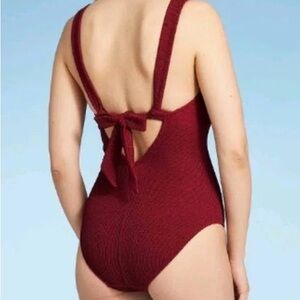 Target Kona Sol Textured Ribbed One Piece Swim